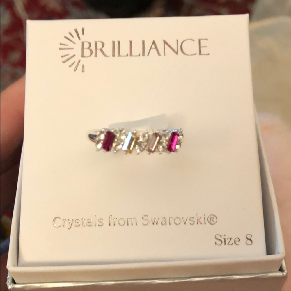 Swarovski ring size 8 nib